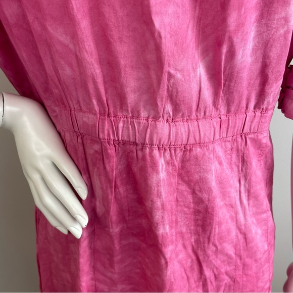 NWOT LOVESHACKFANCY Edie Dress Magenta Pink Tie Dye Lace Maxi Dress - Picture 9 of 15
